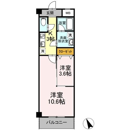 BELLA LUCEの物件間取画像